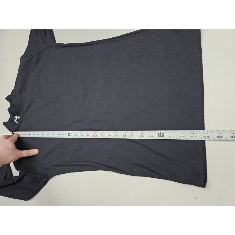Under Armour Long Sleeve Compression Shirt Men's XL Black Base Layer - Picture 2 of 6